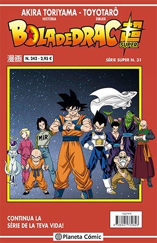 Manga de Bola de Drac Super nº 242, 243 i tom 6